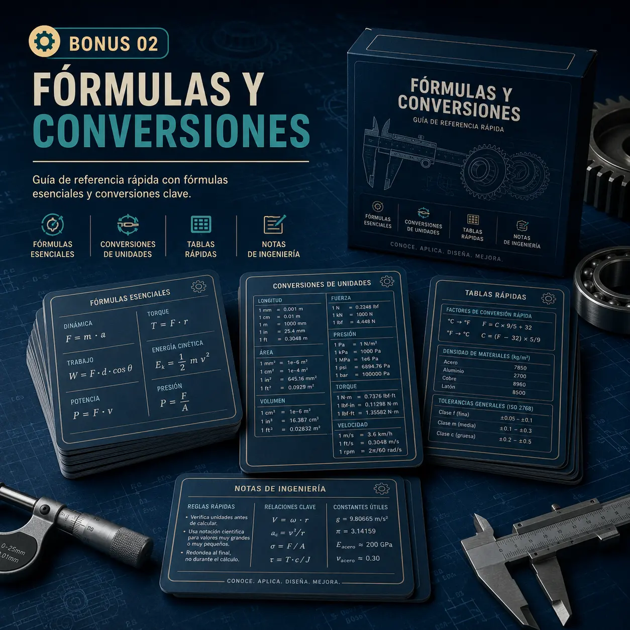 Fórmulas y conversiones
