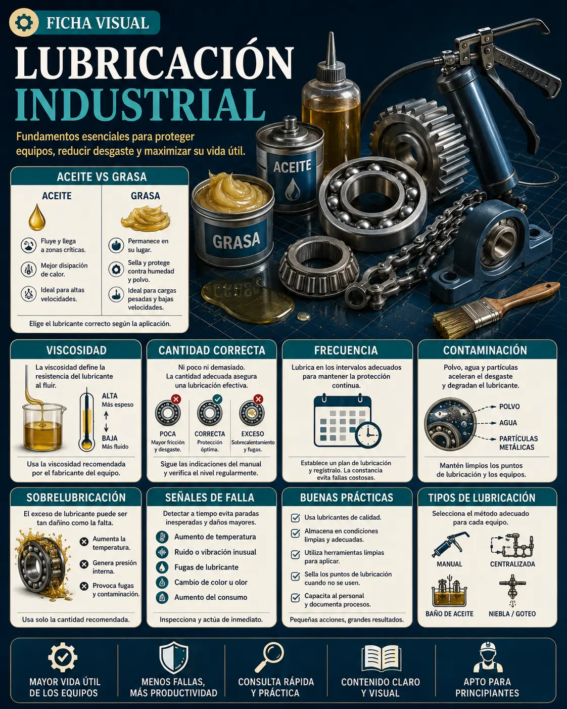 Lubricación industrial