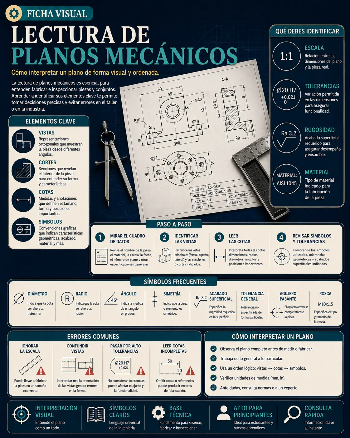 Lectura de planos mecánicos